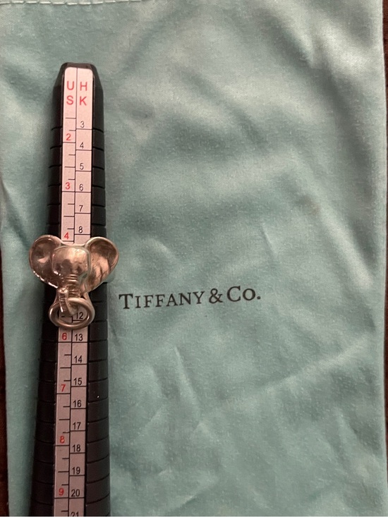 Tiffany & Co. Jewelry - Tiffany & Co. extremely rare Sterling Silver Elephant Band size
5
